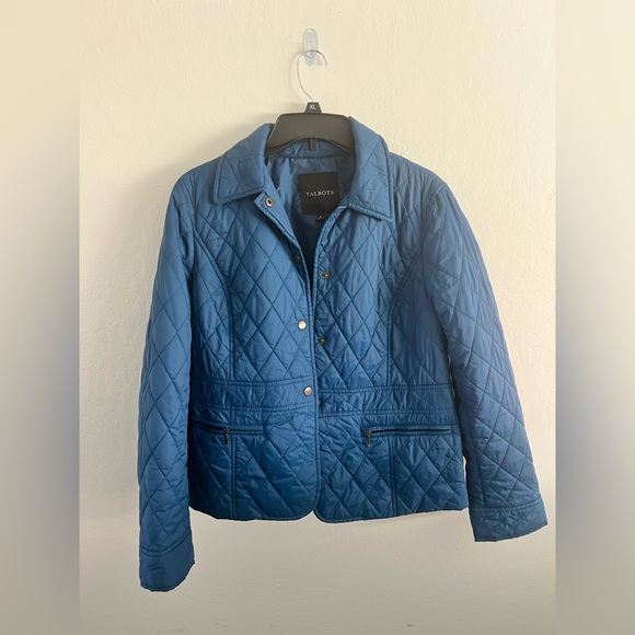 Talbots Jackets & Blazers - Talbots Women’s Blue Puffer Jacket Size M